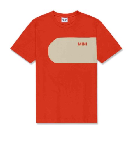 MINI OE Чоловіча футболка кругла горловина червона розмір XL