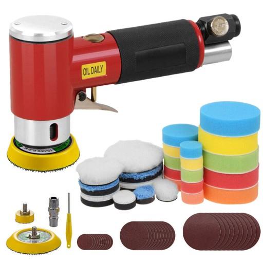 МИНИ-ПОЛИРОВКА 25MM 50MM 75MM ЭКСЦЕНТРИЧЕСКАЯ ШЛИФОВАЛЬНАЯ МАШИНА + НАБОР ГУБКИ