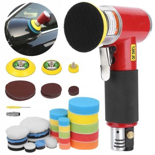 МИНИ-ПНЕВМАТИЧЕСКАЯ ПОЛИРОВАЛЬНАЯ МАШИНА ЭКСЦЕНТРИЧЕСКАЯ ШЛИФОВАЛЬНАЯ МАШИНА 25/50/75 ММ ПОЛИРОВАЛЬНАЯ (КРАСНАЯ)