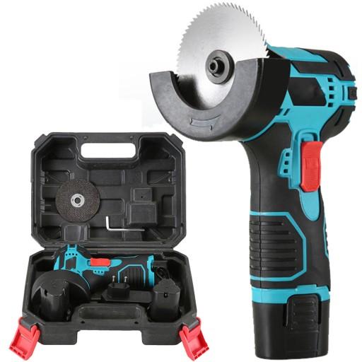 МІНІ КУТОВА ШЛІФУВАЛЬНА МАШИНА АКУМУЛЯТОРНА КУТОВА ШЛІФУВАЛЬНА МАШИНА 3 ДИСКА 12 В 18500 об/хв 2 батареї