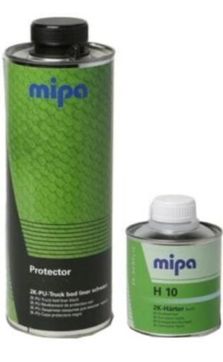 MIPA PROTECTOR COATING ЧЕРНАЯ СТРУКТУРА 750мл + закрепитель