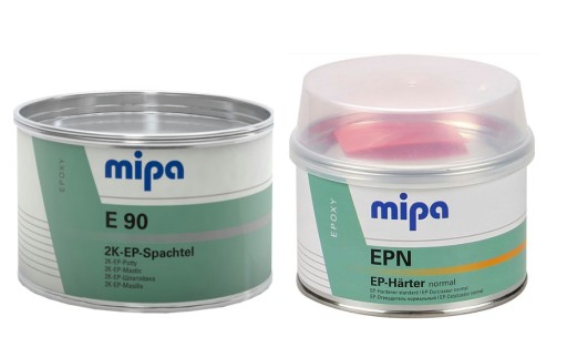 MIPA Эпоксидная шпаклевка Е90 1 кг + средство ЭПН