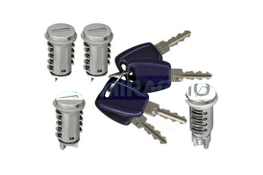 80/1220 - MIRAGLIO КОМПЛЕКТ ЗАДНІХ ЗАМКІВ FIAT DOBLO І 03.01-01.10