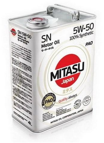 MITASU MJ-113 MITASU ПАО SN 5W-50 4л