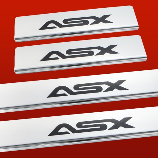 MITSUBISHI ASX Накладки на пороги з нержавіючої сталі 304, глянцеве покриття