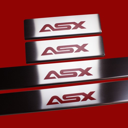 MITSUBISHI ASX Накладки на пороги з нержавіючої сталі 304, матове покриття
