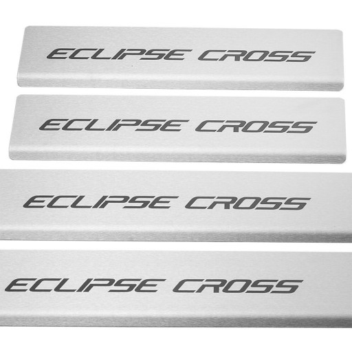 MITSUBISHI ECLIPSE CROSS Накладки на пороги з нержавіючої сталі 304, чорні,