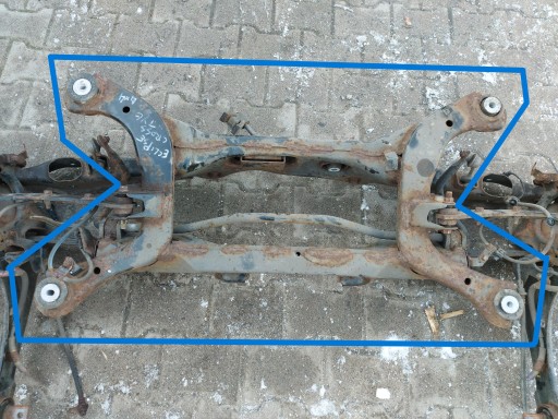 MITECLIPSECROSSSankizawitył4WD - Mitsubishi eclipse cross sled задняя подвеска 4wd