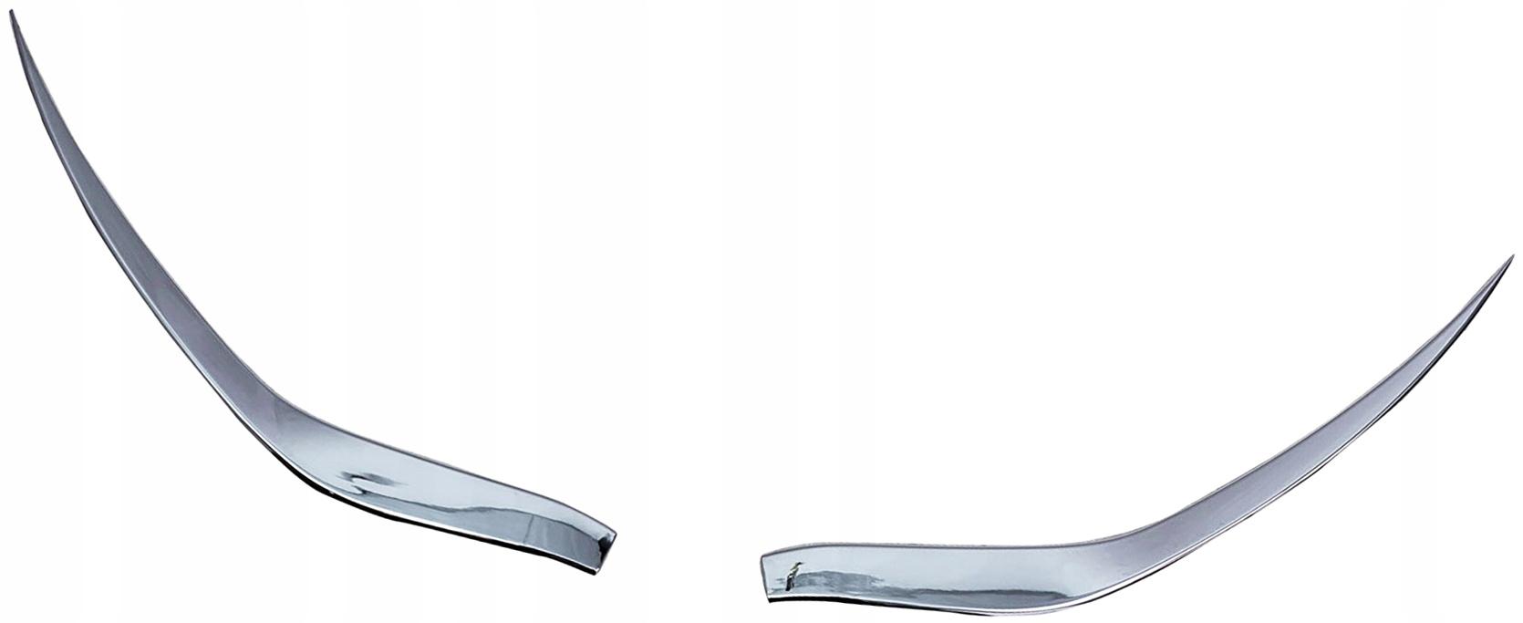 MITSUBISHI OUTLANDER ПЕРЕДНИЕ ФАРЫ НАКЛАДКИ 2013-2016