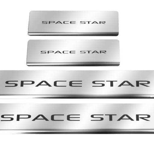 MITSUBISHI SPACE STAR MK2 Накладки на пороги SPACE STAR Рестайлинг Нержавеющая сталь