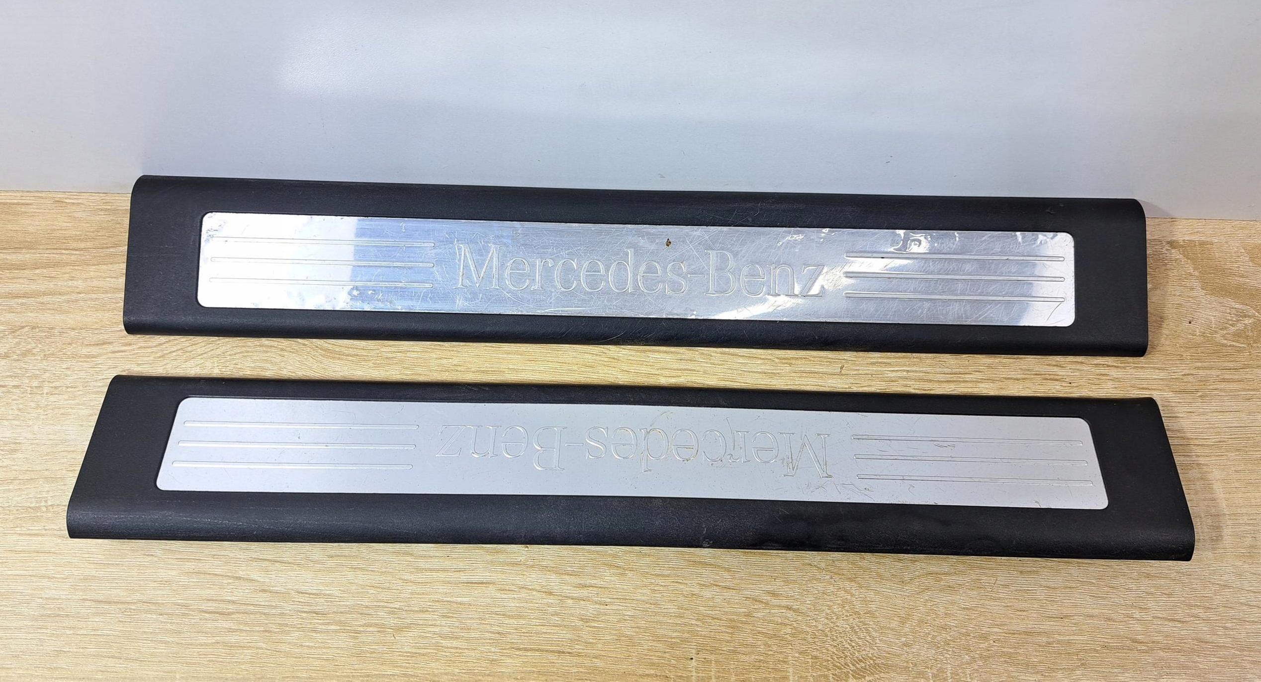 ML W164 молдинги накладки на пороги передній комплект