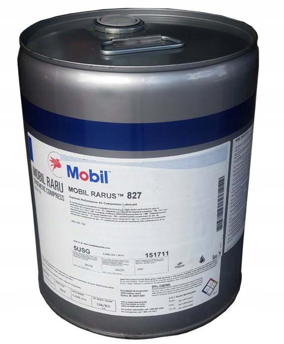 MOBIL RARUS 827 18,927 L ЛОДКА (КОМПРЕССОРНОЕ МАСЛО)