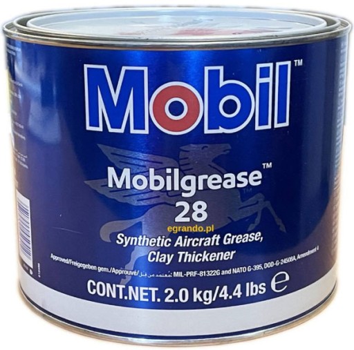 MOBILGREASE 28 2 кг NLGI 1,5 синтетичний Бентоніт