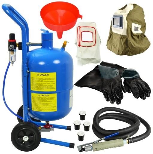 МОБІЛЬНИЙ СИФОН ПІСКОСТРУЙНИЙ АПАРАТ 19Л ПІСКОСТРУМ