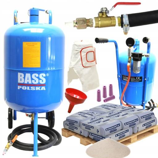 МОБИЛЬНАЯ СИФОННАЯ ПЕСОЧНАЯ МАШИНА 38Л 40Л + ПЕСОК 250кг АБРАЗИВ