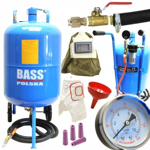 МОБИЛЬНАЯ СИФОННАЯ ПЕСОЧНАЯ МАШИНА 80 Л НАБОР НАСАДОК 2x ЗАЩИТНАЯ МАСКА