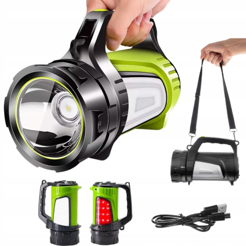 МОЩНЫЙ МНОГОФУНКЦИОНАЛЬНЫЙ ФОНАРИК 5-В-1, 1200 ЛМ