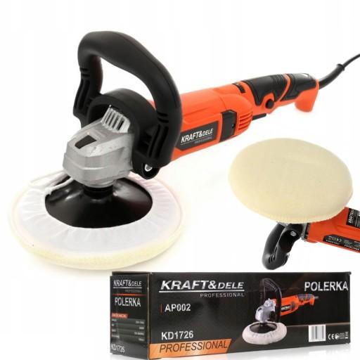 ПОТУЖНА АВТОПОЛІРУВАЛЬНА ЕЛЕКТРИЧНА ШЛИФУВАЛЬНА МАШИНКА 2600 Вт З РЕГУЛЮВАННЯМ 180 мм