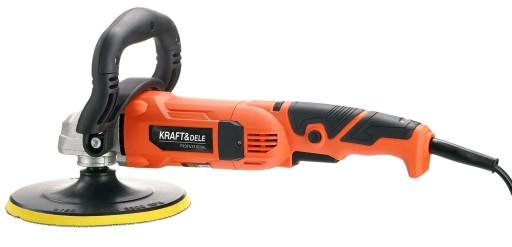 МОЩНАЯ ЭЛЕКТРИЧЕСКАЯ ШЛИФОВАЛЬНАЯ МАШИНА ДЛЯ АВТОПОЛИРОВКИ 2600ВТ С РЕГУЛИРОВКОЙ 180мм