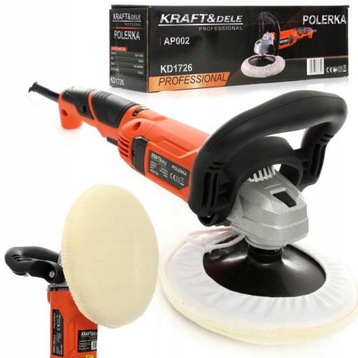 ПОТУЖНА АВТОПОЛІРУВАЛЬНА ЕЛЕКТРИЧНА ШЛИФУВАЛЬНА МАШИНКА 2600 Вт З РЕГУЛЮВАННЯМ 180 мм