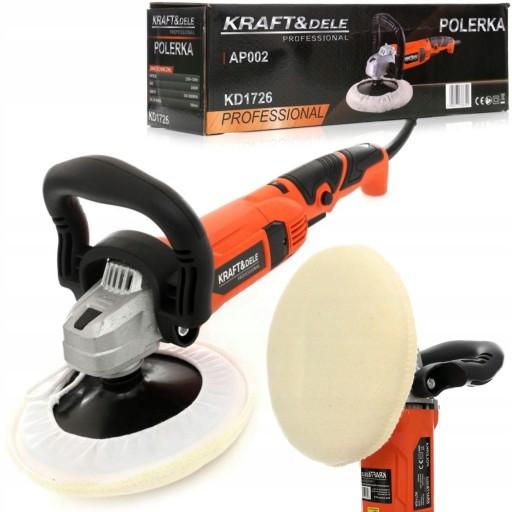 ПОТУЖНА АВТОПОЛІРУВАЛЬНА ЕЛЕКТРИЧНА ШЛИФУВАЛЬНА МАШИНКА 2600 Вт З РЕГУЛЮВАННЯМ 180 мм