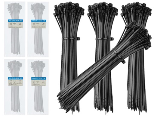 ПРОЧНЫЕ КАБЕЛЬНЫЕ Стяжки ЧЕРНЫЕ КАБЕЛЬНЫЕ Стяжки ЛЕНТА 4х400 160ШТ.