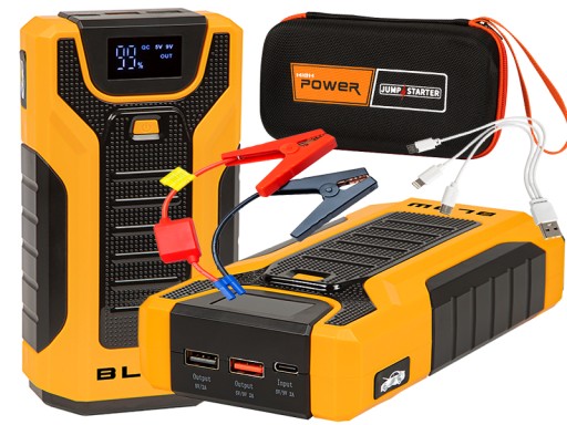 ПОТУЖНИЙ ПУСКОВИЙ ПРИСТРІЙ ВИПРЯМЛЯЧ BOOSTER POWERBANK 30000mAh 1000A