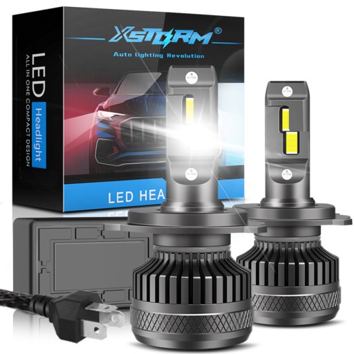 ŻARÓWKI SAMOCHODOWE LED XSTORM R45 H4 CANBUS 130W SKLEPLEDY 30000LM - Мощные автомобильные светодиодные лампы H4 XSTORM R45 130W 30000LM Canbus RETROFIT