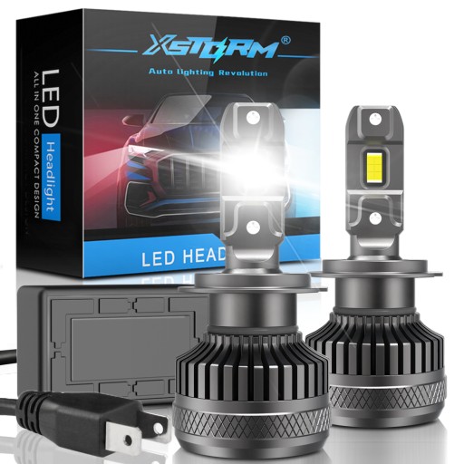 ŻARÓWKI SAMOCHODOWE LED XSTORM R45 H7 CANBUS 130W SKLEPLEDY 30000LM - Мощные автомобильные светодиодные лампы H7 XSTORM R45 130W 30000LM Canbus RETROFIT