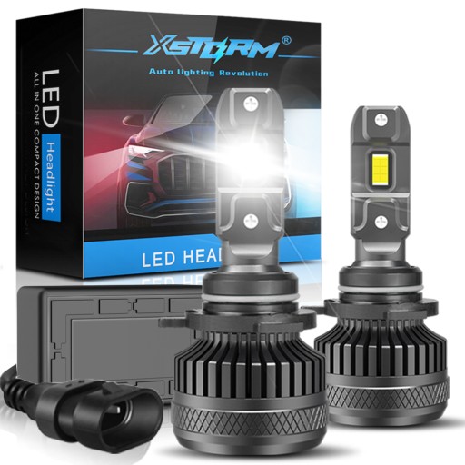 ŻARÓWKI SAMOCHODOWE LED XSTORM R45 HIR2 9012 CANBUS 130W SKLEPLEDY 30000LM - Мощные автомобильные светодиодные лампы HIR2 XSTORM R45 130W 30000LM Canbus RETROFIT