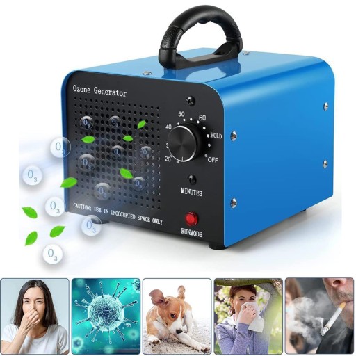 ПОТУЖНИЙ ГЕНЕРАТОР ОЗОНУ ОЗОНАТОР ОЧИЩУВАЧ ПОВІТРЯ 60000 МГ/Г 120 Вт
