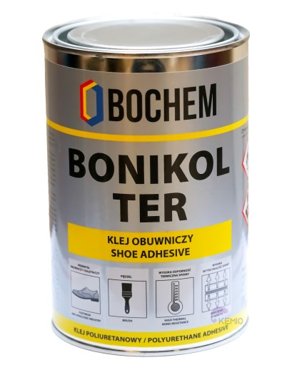 СИЛЬНИЙ ВЗУТТЄВИЙ КЛЕЙ ДЛЯ НИЖНЬОЇ ЧАСТИНИ TR ВЕРХУ БЕЗБАРВНИЙ БОНІКОЛ ТЕР 0,8 КГ