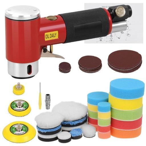 МОЩНАЯ ПОЛИРОВАЛЬНАЯ МАШИНА ДЛЯ АВТОМОБИЛЕЙ С ПОЛИРОВАЛЬНОЙ КОЛОДКОЙ 15 000 ОБ/МИН