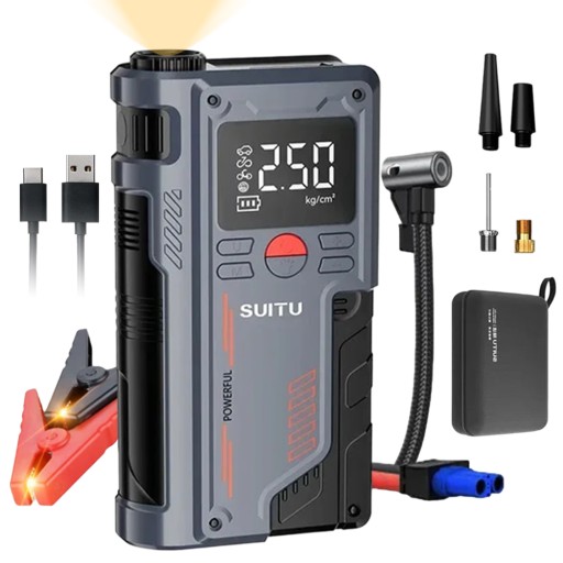 ПОТУЖНИЙ СТАРТЕР POWERBAN ДЛЯ АВТО 1000A JUMP STARTER BOOSTER 12V