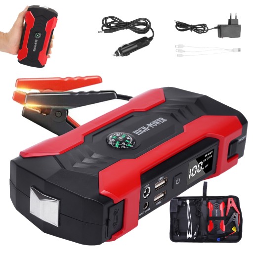 Потужний стартер powerbank BOOSTER JUMP STARTER 28000 маг