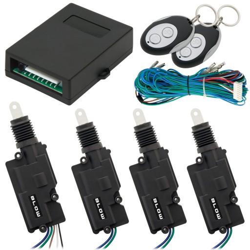 1467# - Потужний набір універсальний Центральний замок 4 двері 7 кг 2x пульт дистанційного керування ведений майстер