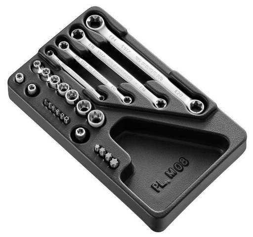 MOD.TX1A - МОДУЛЬ РОЗЕТОК, КЛЮЧІВ І БІТ TORX, FACOM, FV