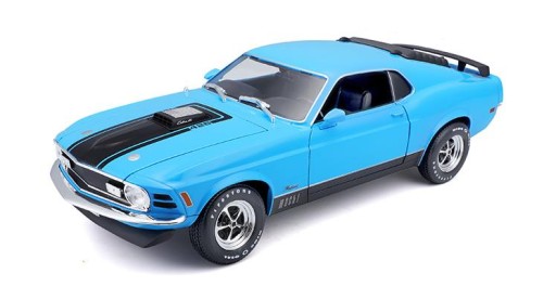 МОДЕЛЬ FORD MUSTANG MACH1 1:18 СИНІЙ