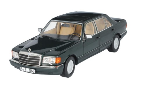 МОДЕЛЬ АВТОМОБИЛЯ MERCEDES 560 SEL W126 S КЛАСС 1:18
