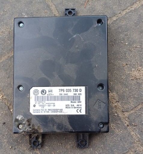 МОДУЛЬ BLUETOOTH SKODA OCTAVIA II LIFT VW AUDI SEAT 7P6035730D