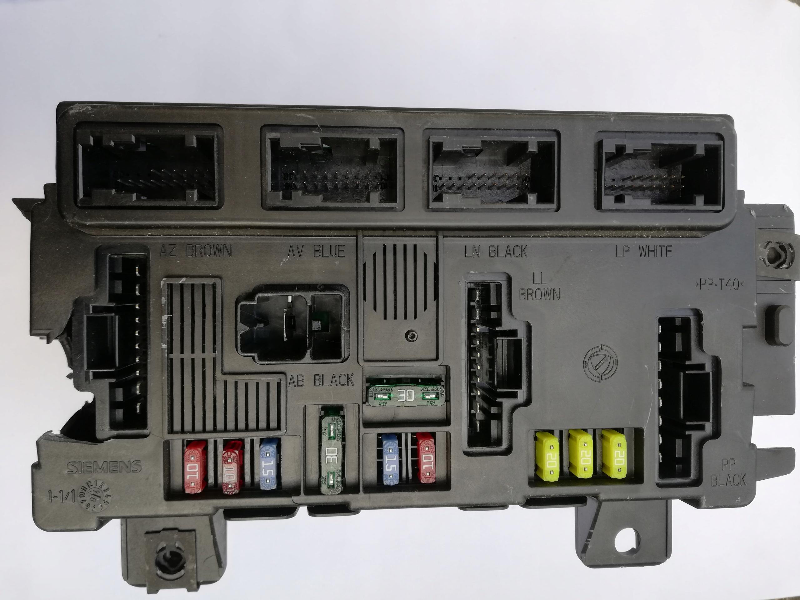 МОДУЛЬ BSI КОРПУС БЛОК ЗАПОБІЖНИКІВ PANDA IMMO