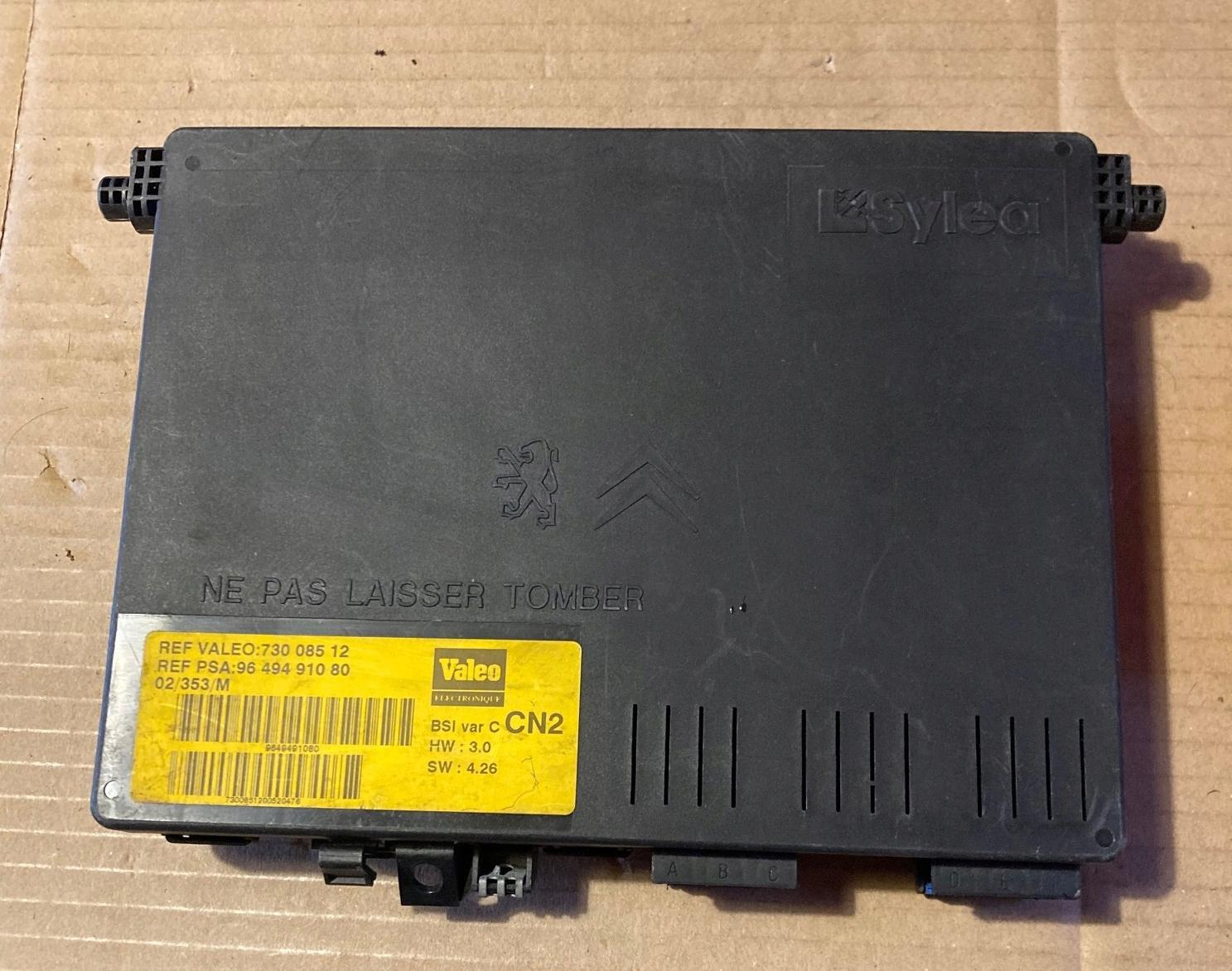 МОДУЛЬ BSI CITROEN XSARA II 9649491080 73008512