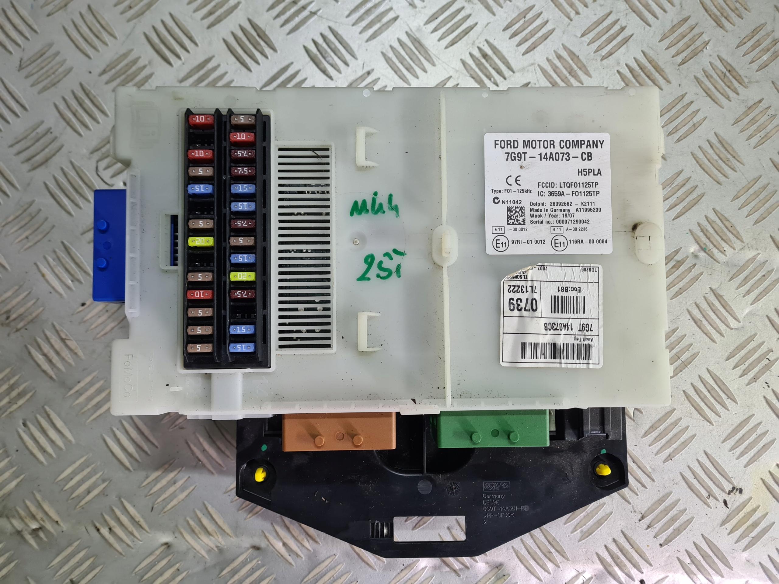 7G9T14A073CB - МОДУЛЬ BSI КОМФОРТА FORD MONDEO MK4