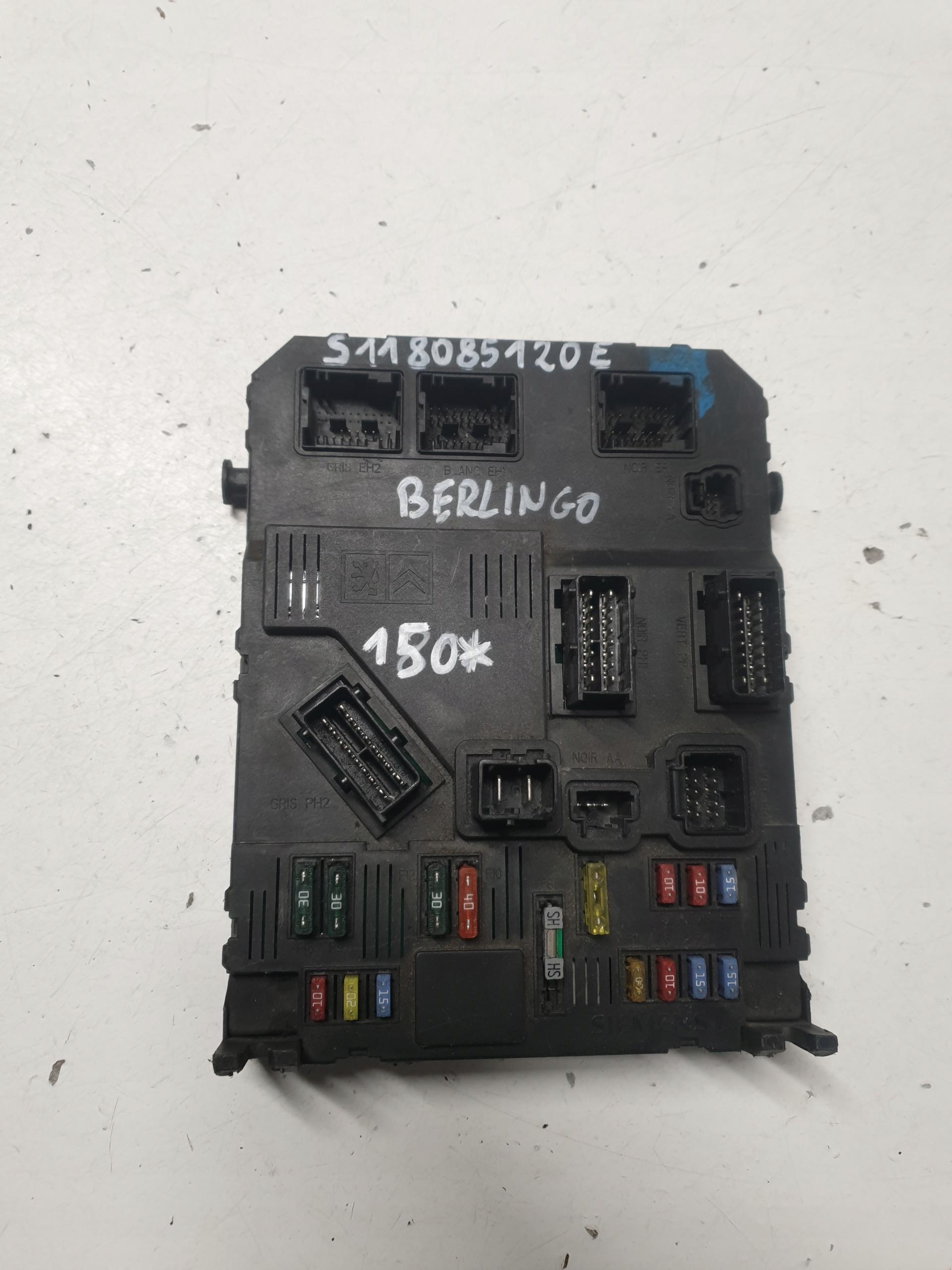 МОДУЛЬ BSI S118085120E CITROEN BERLINGO КОНТРОЛЛЕР