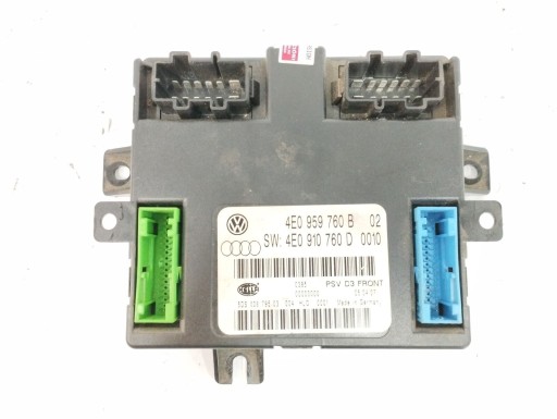 Модуль сидіння комфорту 4E0959760B AUDI A8 D3