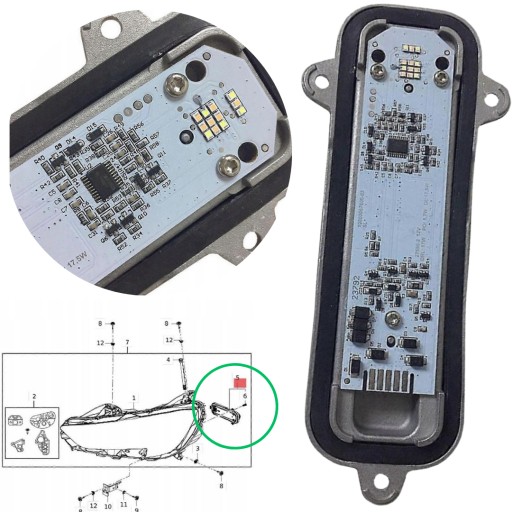 Светодиодные лампы ежа для opel insignia b Lift 39218156 10000067606-03