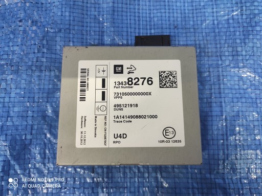 13438276 - МОДУЛЬ ПРИЕМНИКА РАДИО UBT OPEL ASTRA J ZAFIRA C