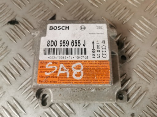 8D0959655J - МОДУЛЬ ДАТЧИКА ПОДУШКИ БЕЗПЕКИ AUDI OE 8D0959655J