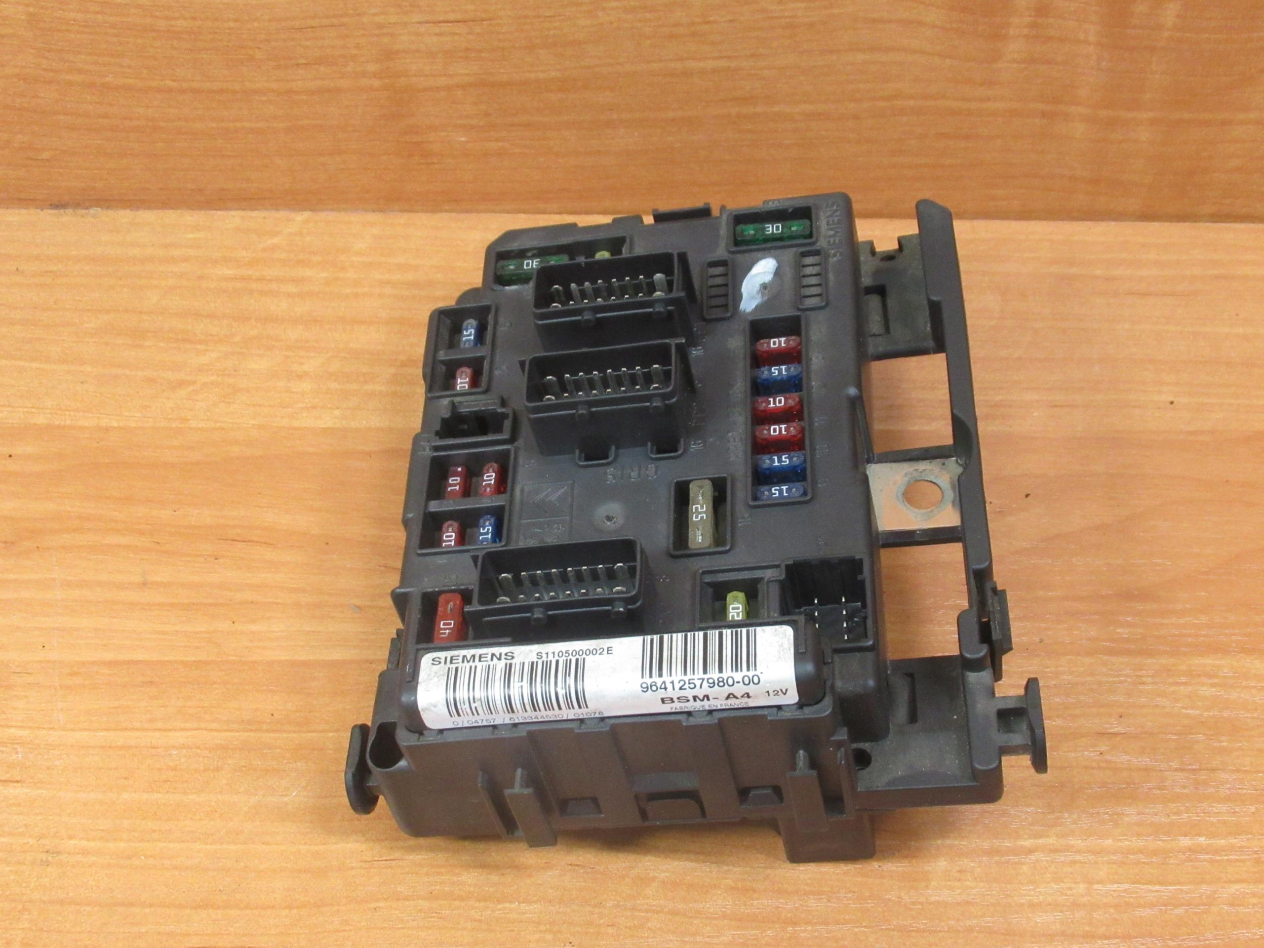 BSM-A4 S110500002E - Модуль коробки БСМ А4 Ситроен С5 и 9641257980