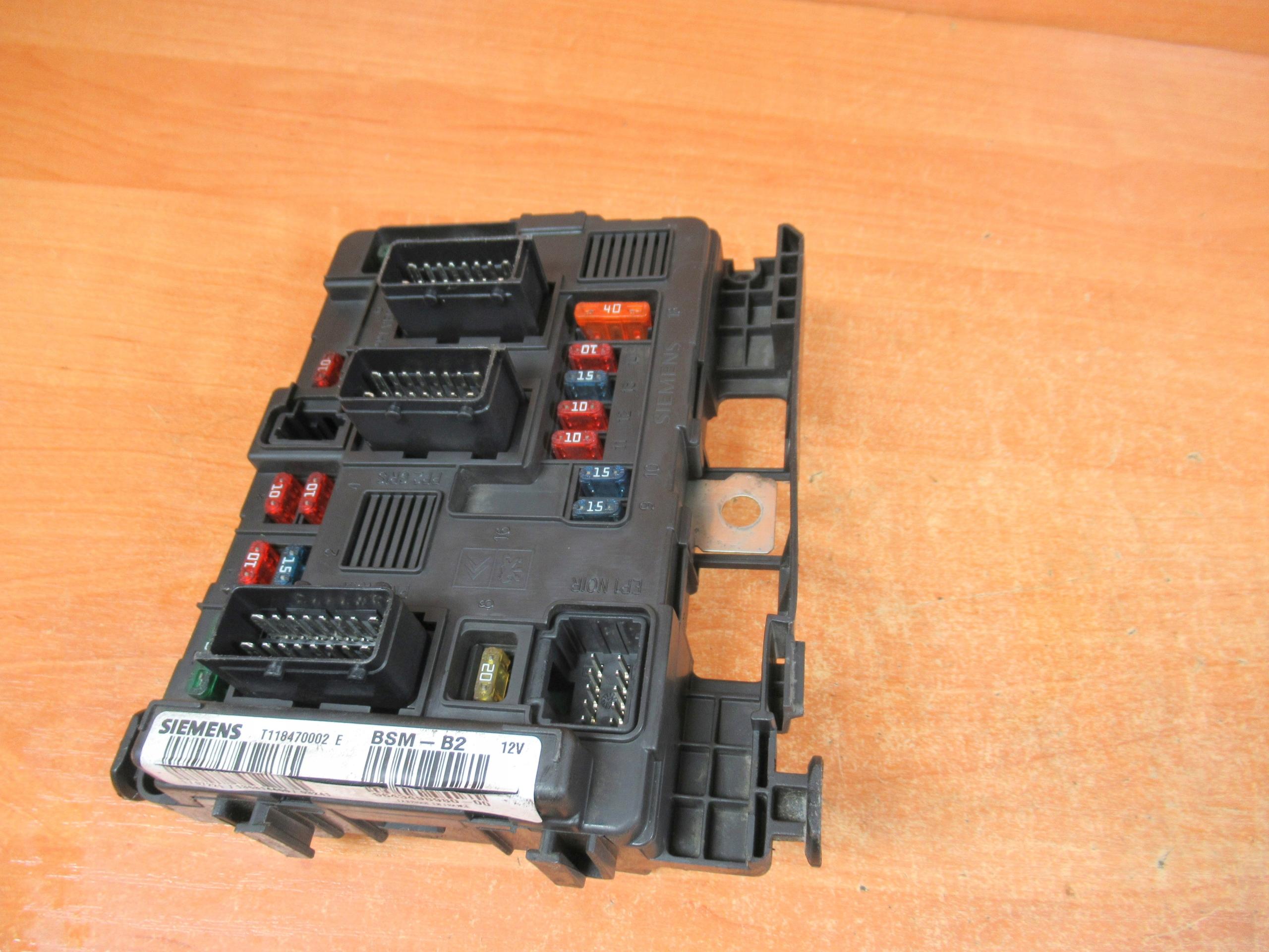 9643498980 T118470002E - Модуль коробки BSM B2 PEUGEOT 206 9643498980-00